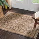 Nourison Aldora 2' x 3' Mocha Vintage Indoor Area Rug