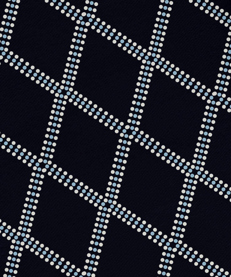 Decorative Holiday Napkin, Set of 4, Navy Blue