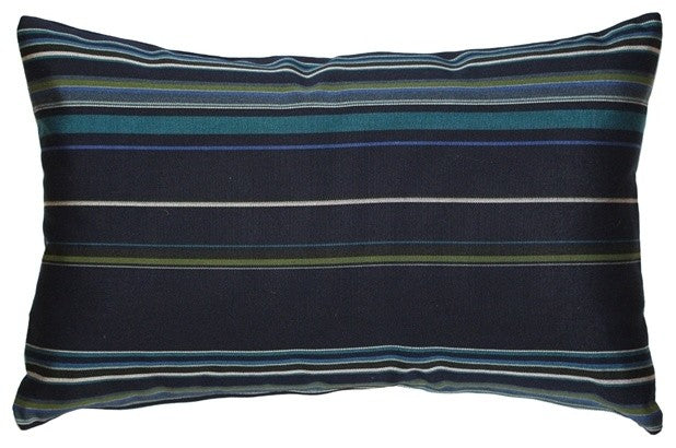 Pillow Decor - Sunbrella Stanton Lagoon 12 x 20 Outdoor Pillow