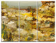 "Yellow Stones Heavily Textured" Painting Wall Art, 3 Panels, 36"x28"