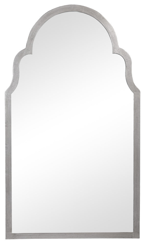 Moroccan Inspired Cathedral Arched 37" x 21" Vanity Bathroom Wall Mirror