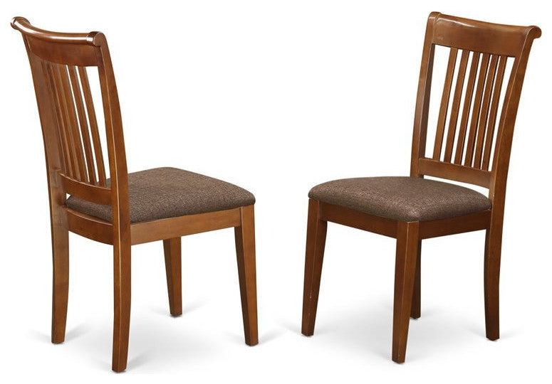 Plpo5-Sbr-C, 5-Piece Dining Room Set, Dining Table and 4 Dining Chairs
