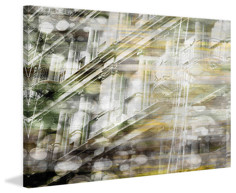 "Building Columns" Print on Canvas, 45"x30"