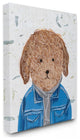 Hipster Dog Sweatshirt Poodle Funny Animal Painting, 30"x40"