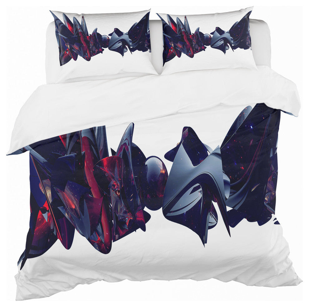 Nice To Meet You Modern and Contemporary Duvet Cover Set, Twin