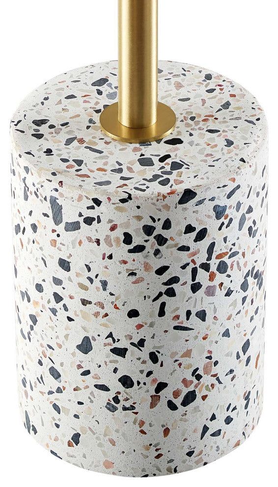 Logic Terrazzo Table Lamp, White