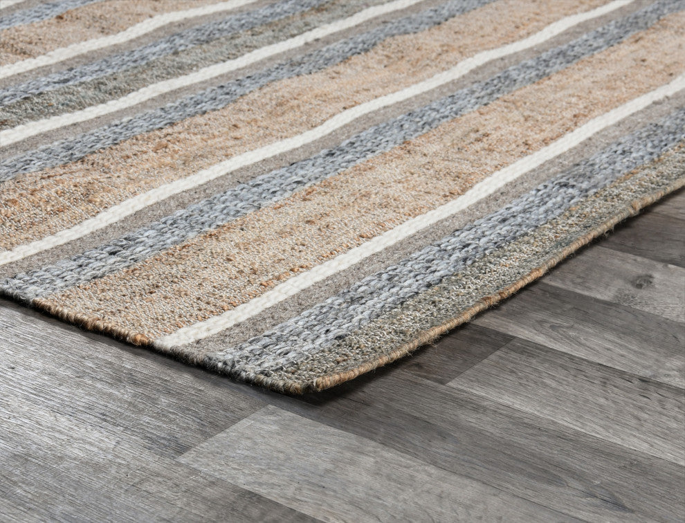 Elodie Natural Blue Multi Handwoven Area Rug by Kosas Home