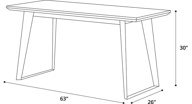 Amsterdam Desk, Gray Concrete