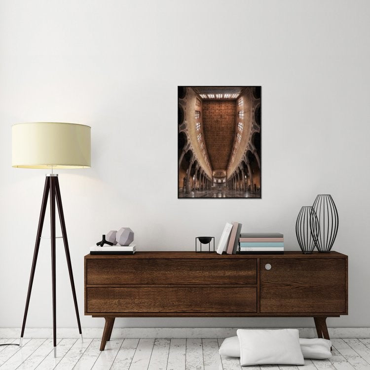 "Santa Sabina Church, Rome." Framed Canvas Giclee by Cuomo Massimo, 27x37"
