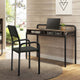 Techni Mobili Office Visiting Chair With Metal Frame, Black