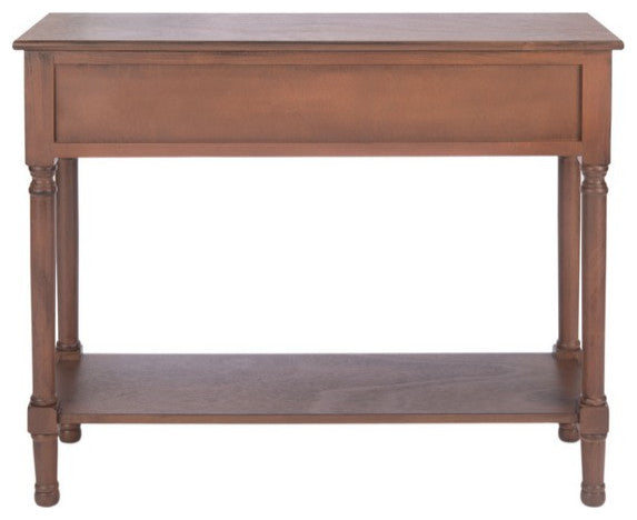 Safavieh Allura 2 Drawer Console Table, Brown