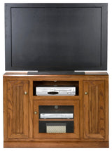 Heritage 45.5" Tall TV Cart, Bright White Oak