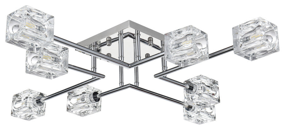 32" Flush Mount, Chrome