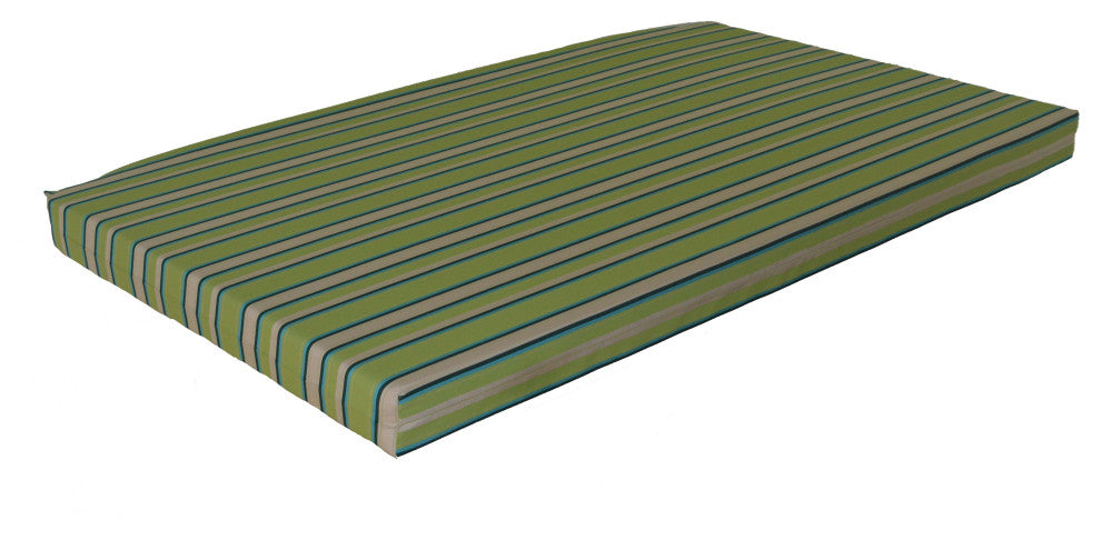 VersaLoft Bed Cushion, Lime Stripe, Twin