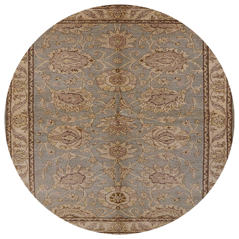 Ahgly Company Indoor Round Mid-Century Modern Area Rugs, 5' Round