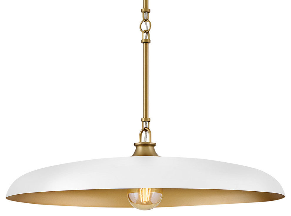 Hinkley Sadie Medium Dome Chandelier, Lacquered Brass