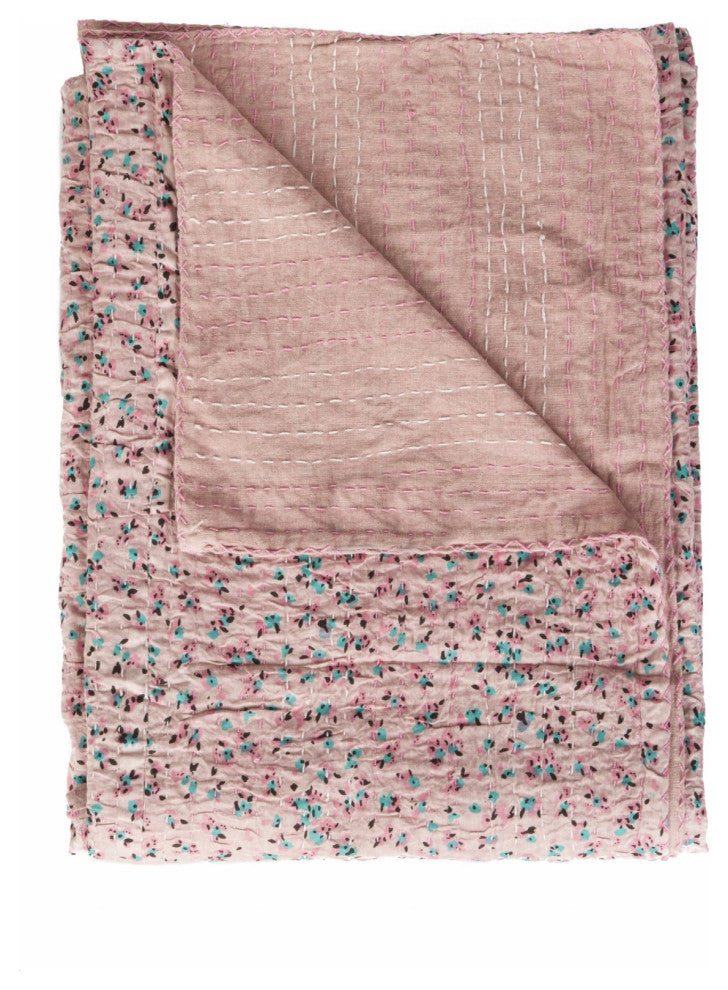 HomeRoots 50" x 70" Multi colored Eclectic Bohemian Traditional Throw Blankets