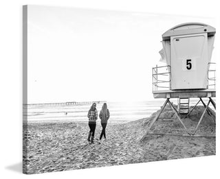 "Walks With Friends" Painting Print on Wrapped Canvas
