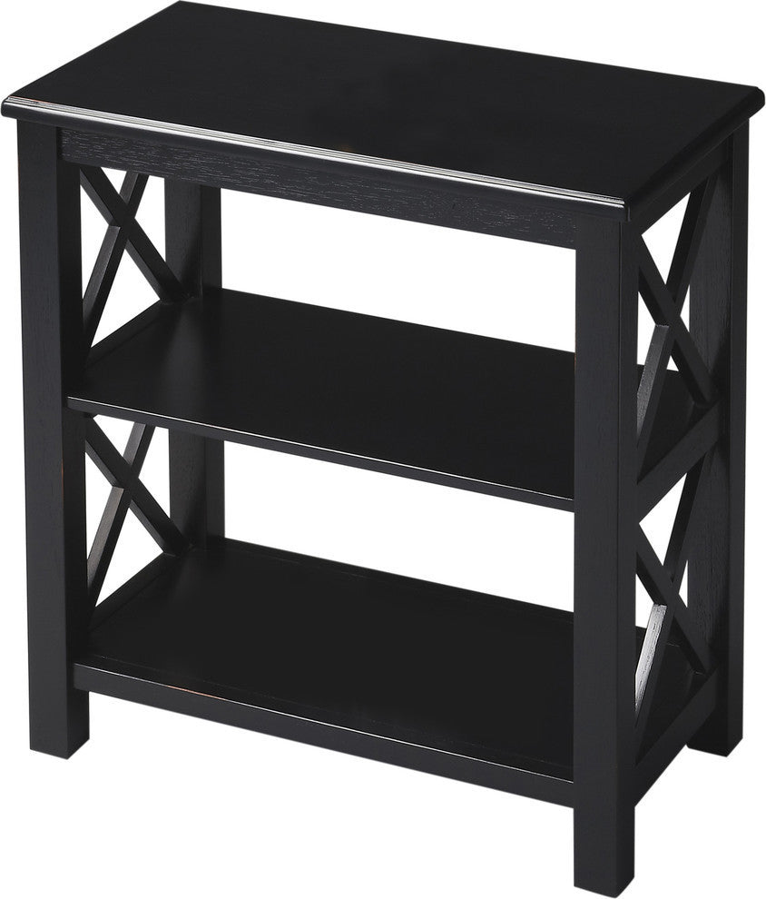 Dusty Trail Vance Bookcase, Black