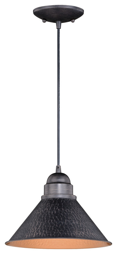 Outland 10" Outdoor Pendant Light Aged Iron