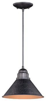Outland 10" Outdoor Pendant Light Aged Iron
