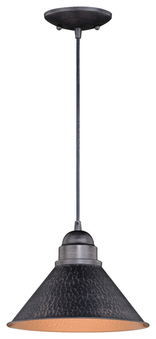 Outland 10" Outdoor Pendant Light Aged Iron