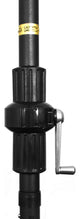 11' Matted Black Collar Tilt Lift Fiberglass Rib Aluminum Umbrella, Sunbrella, Tuscan