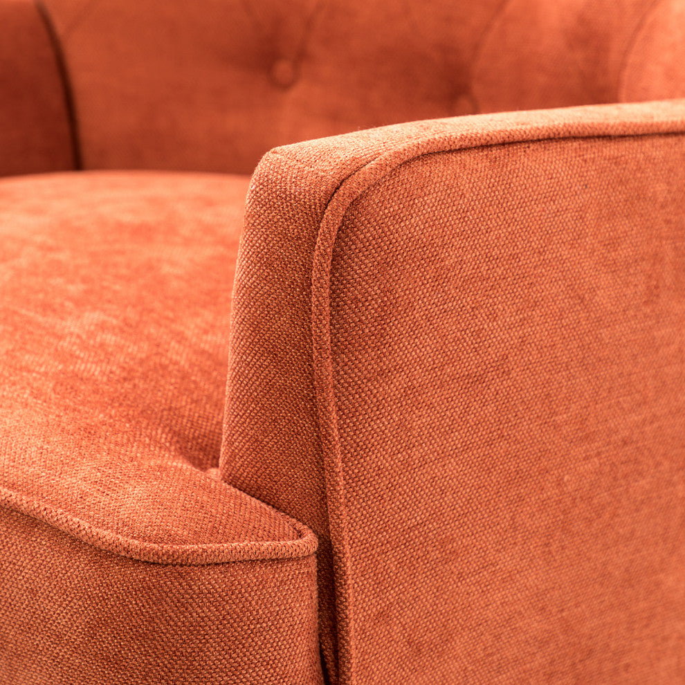 Armchair Set of 2, Orange