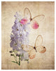 "Butterfly Botanical I" Digital Paper Print by Debra Van Swearingen, 24"x30"