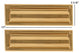 Mail Slot 3-5/8"x13", PVD Polished Brass