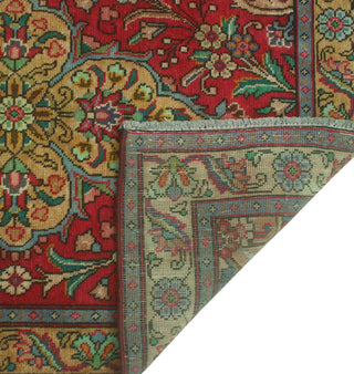 Fine Vintage Distressed Adrienne Red/Ivory Runner, 3'0 x 11'2