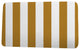 Goals, Gourds, and Gatherings Rugby Stripe Stripe Print Bath Mat, Gold, 21"x34"