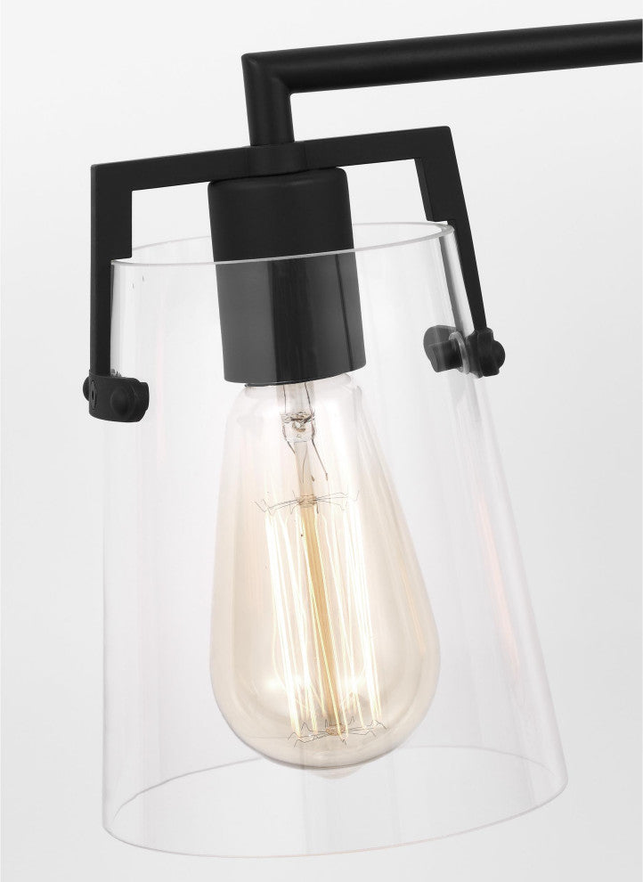 Crofton 4 Light Bath, Midnight Black