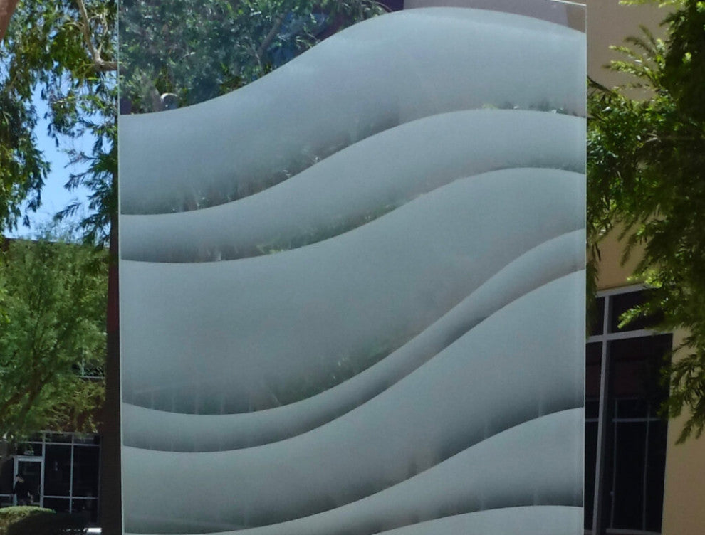 Interior Prehung Door or Interior Slab Door - Dreamy Waves - Primed - 24" x...
