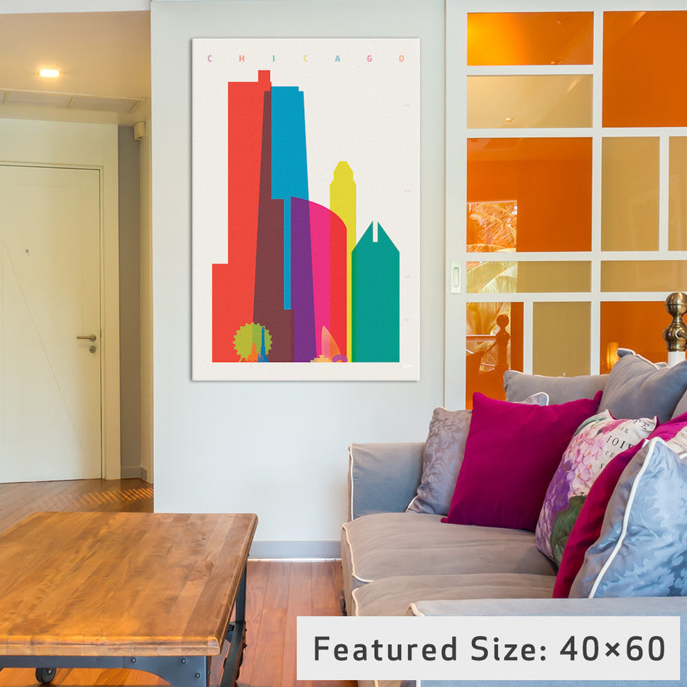 "Chicago Gallery" by Yoni Alter, 26x18x1.5"