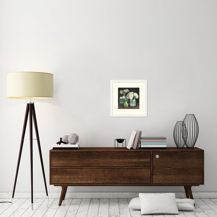 "Petit Fleuriste I" Framed Digital Print by Pierre Benson, 21x21"