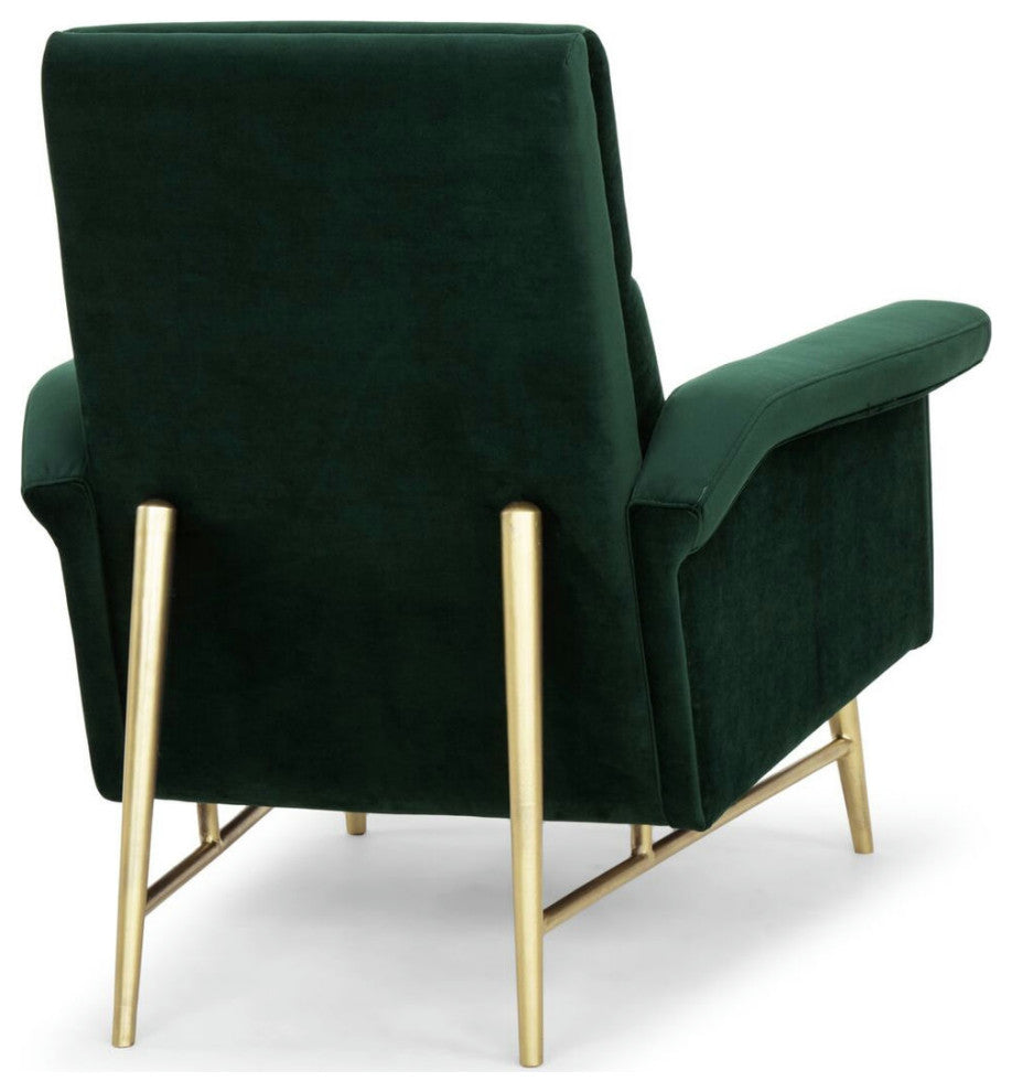 Mathise Emerald Green Fabric Occasional Chair