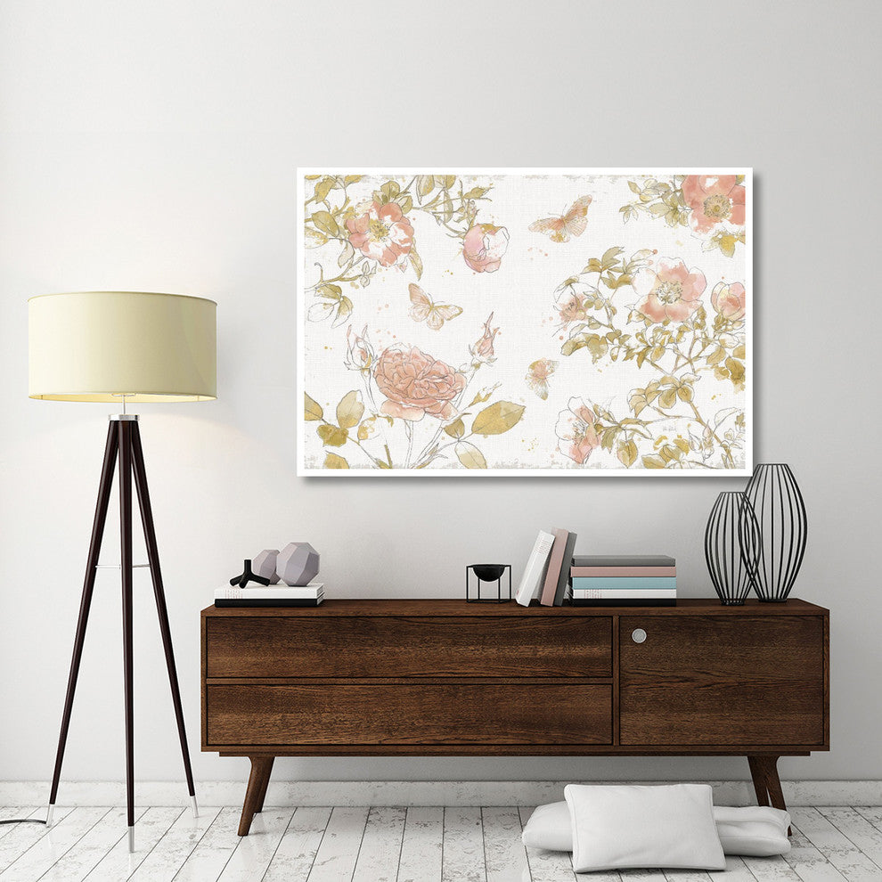 "Watery Blooms I" Digital Paper Print by Katie Pertiet, 62"x42"
