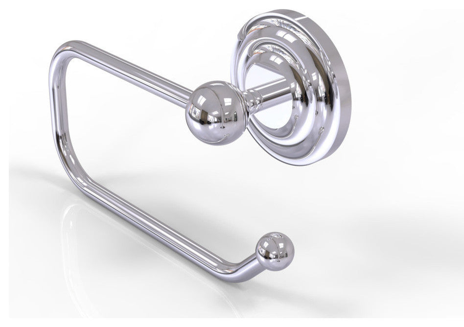 Que New European Style Toilet Tissue Holder, Polished Chrome