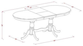 9-Piece Dining Room Set, Table, 8 Wood Chairs With Cushion
