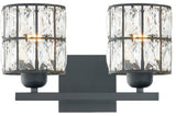 Quoizel GIB8613MBK Two Light Bath, Matte Black Finish