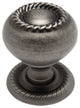 Cosmas 4040WN Weathered Nickel Cabinet Knob With Matching Backplate, Set of 25