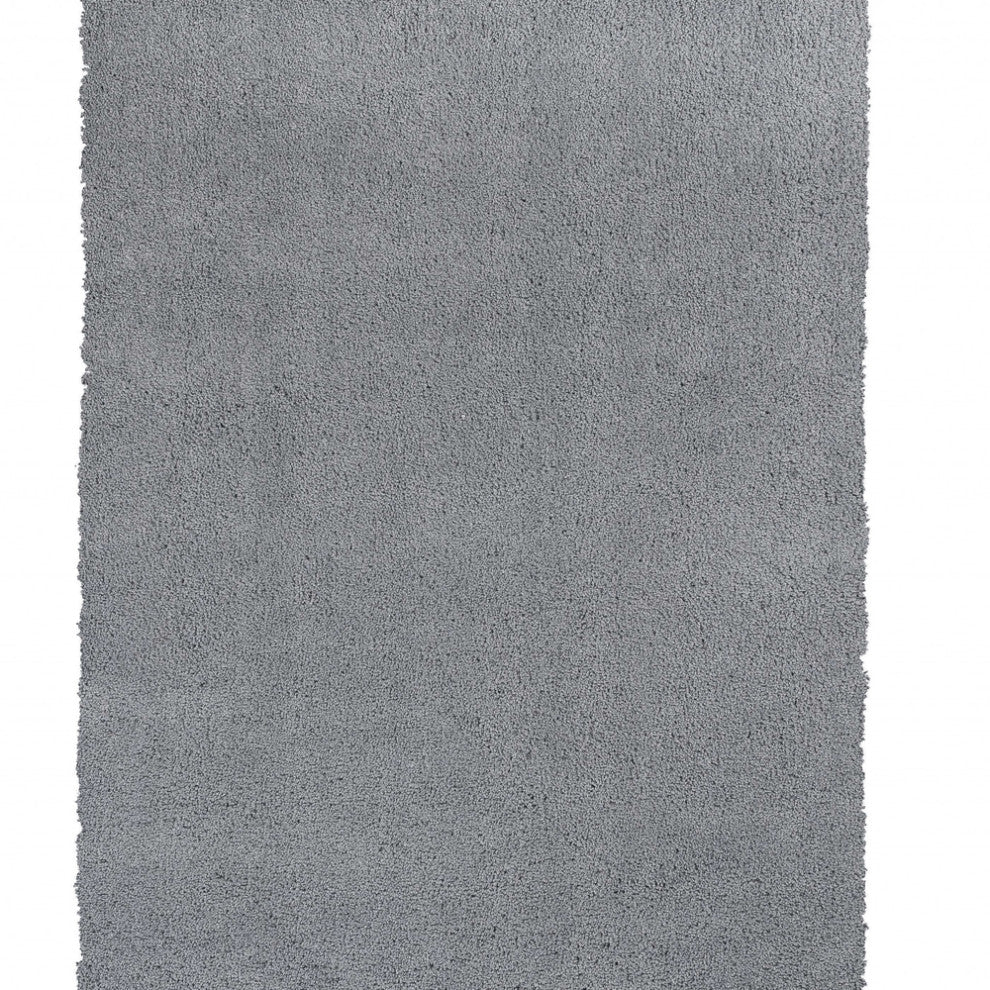 8'X10' Grey Indoor Shag Rug
