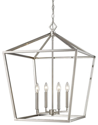 Millennium Lighting Corona Pendant, Satin Nickel