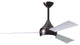 Matthews Fan, Donaire Coastal Ceiling Fan, Brushed Bronze, Gloss White Wood