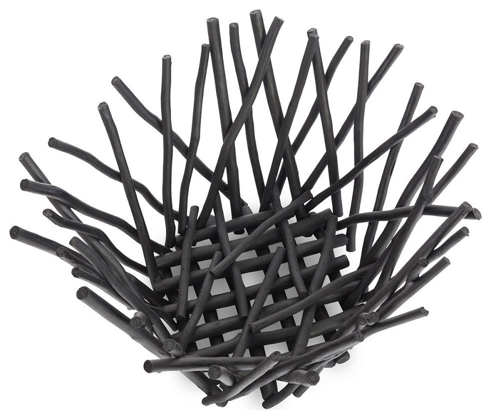 Stick Bowl, Tall, Black