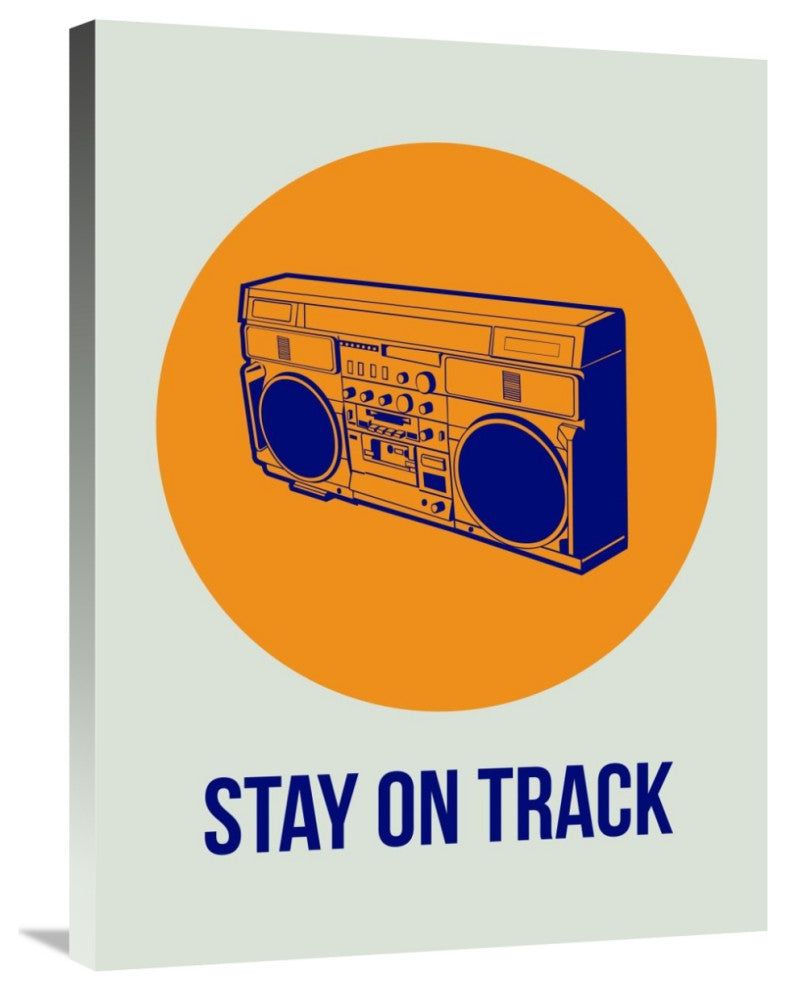 "Stay On Track BoomBox 1" Fine Art Print