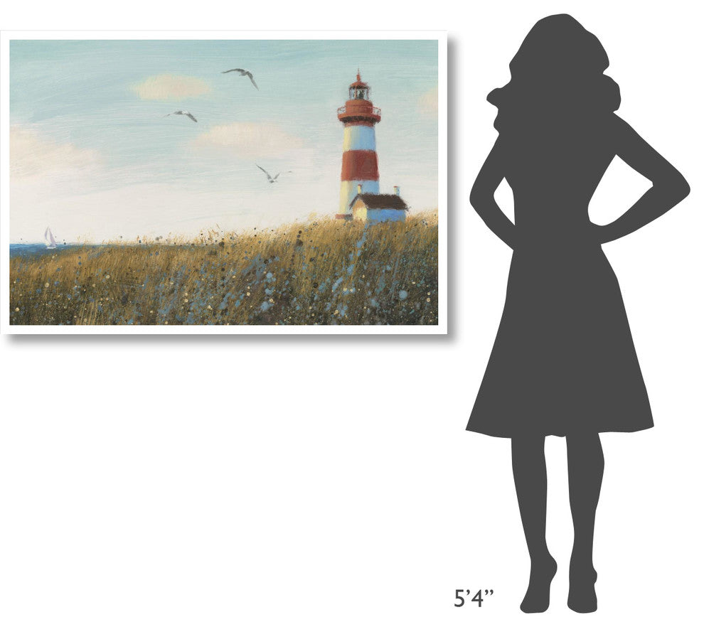 "Seaside View I" Digital Paper Print by James Wiens, 50"x34"