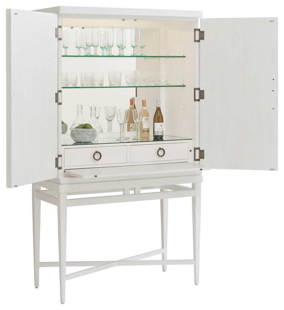 Product shot on a solid white background showing the cabinet with doors open; full view suitable for white-background variant cataloging.