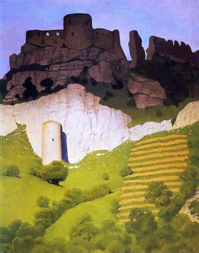 Felix Vallotton Chateau Gaillard at Andelys, 20"x25" Wall Decal